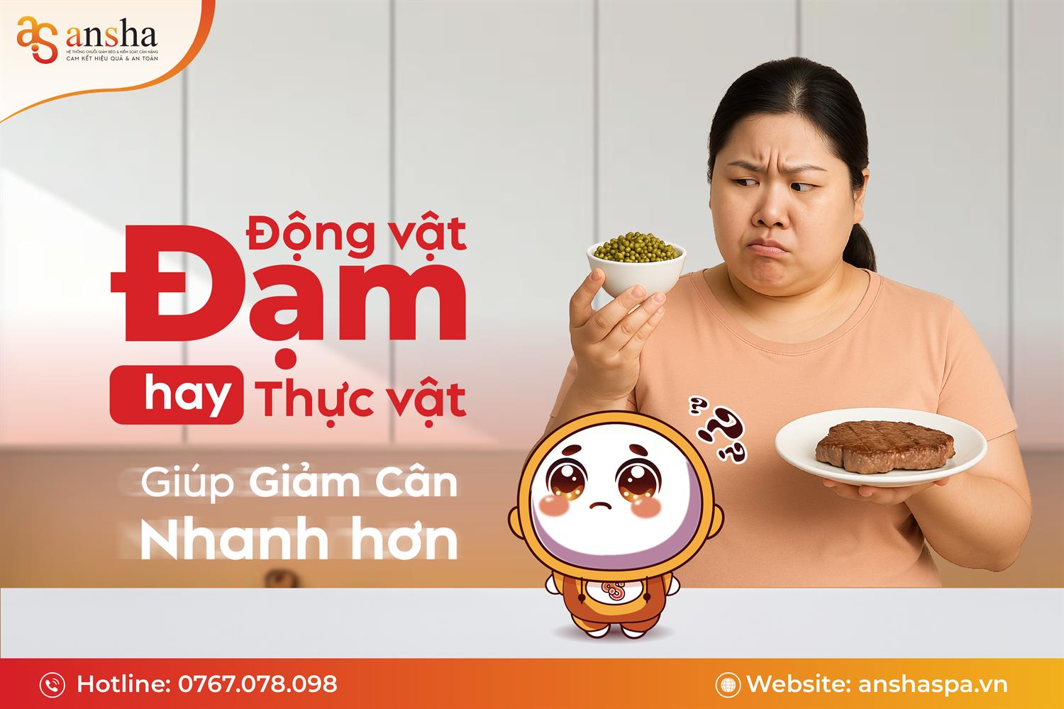 Ăn đạm động vật hay đạm thực vật giúp giảm cân nhanh hơn?