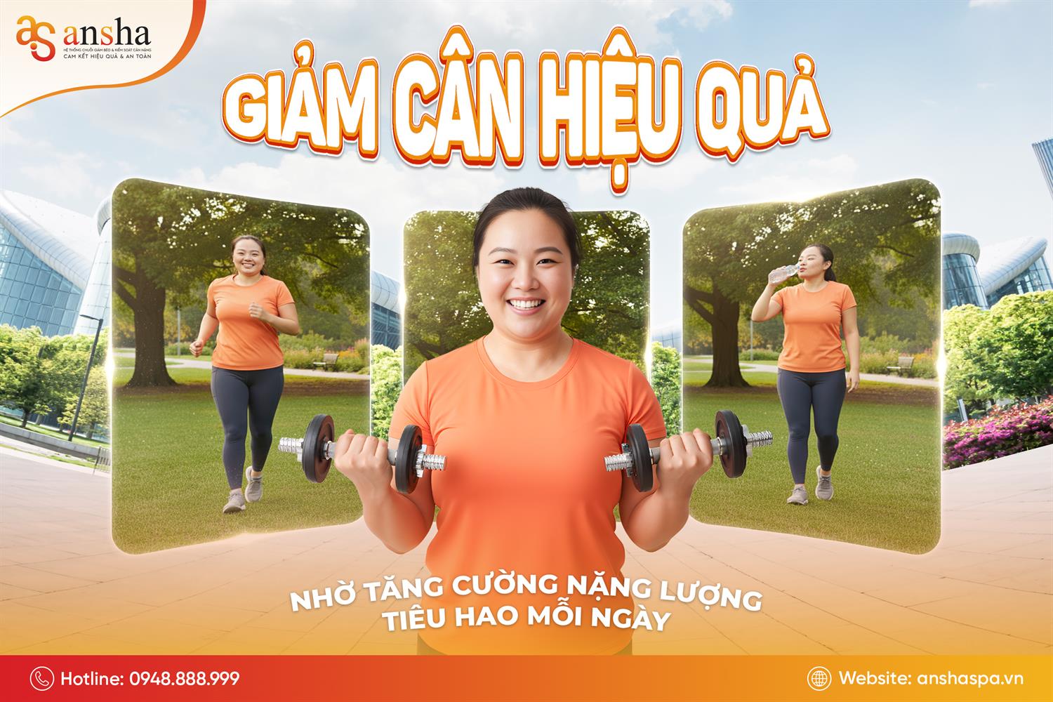 Giảm cân hiệu quả nhờ tăng cường năng lượng tiêu hao mỗi ngày