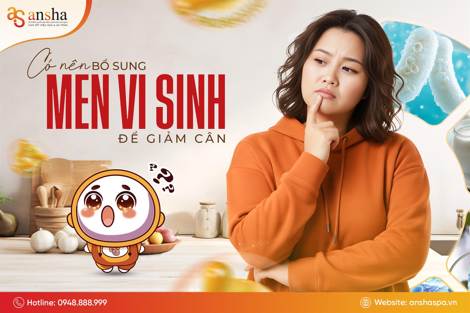 Có nên bổ sung men vi sinh để giảm cân?
