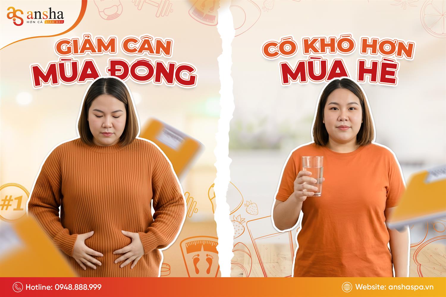Giảm cân mùa đông có khó hơn mùa hè không?